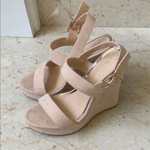 FABRIK CREAM SANDALS/HEELS WEDGES